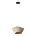 Osram - Hanglamp met kabel DECOR STRIPES 1xE27/10W/230V Ø 30,5 cm beige