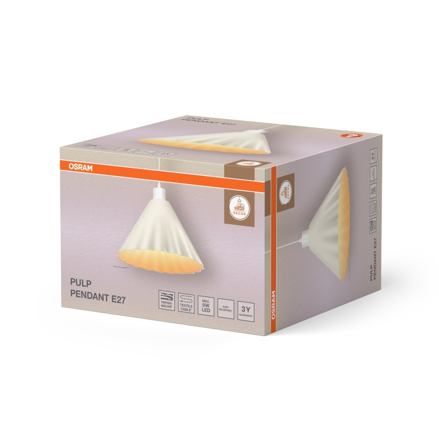 Osram - Hanglamp met kabel PULP 1xE27/9W/230V Ø 31 cm