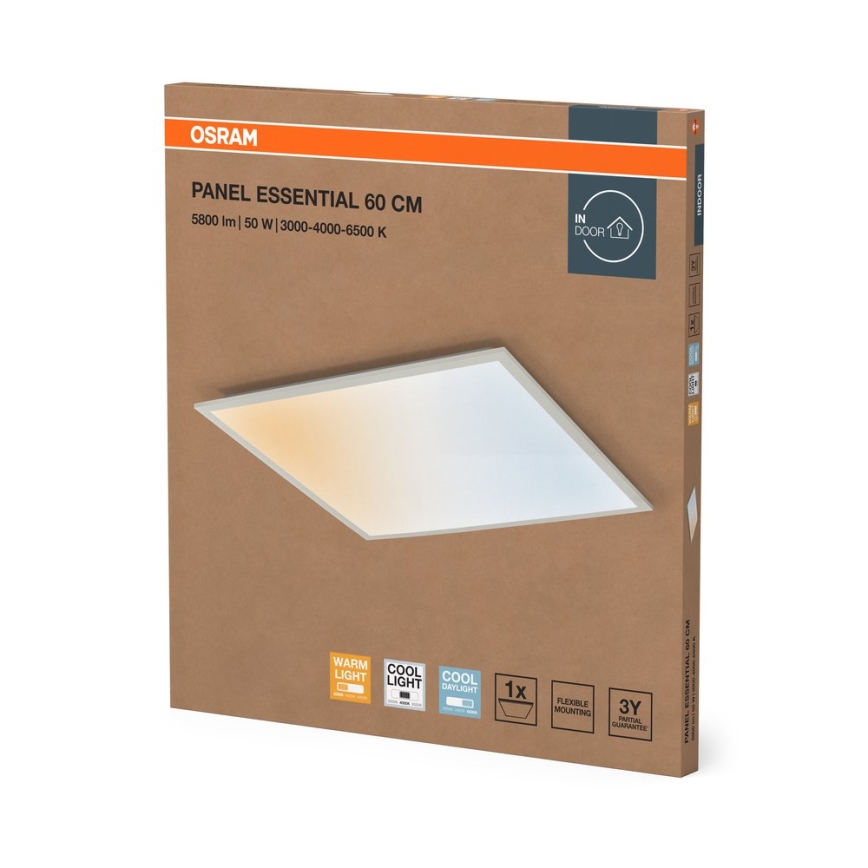 Osram - Inbouw LED-paneel PANEL ESSENTIAL LED/50W/230V 3000/4000/6500K 60x60 cm wit