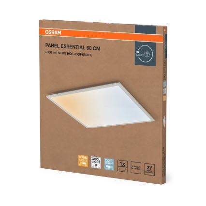 Osram - LED-paneel voor systeemplafond PANEL ESSENTIAL LED/50W/230V 3000/4000/6500K 60x60 cm wit