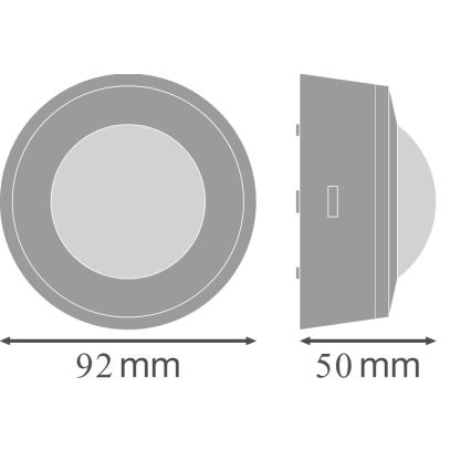 Osram - Infrarood bewegingssensor 230V IP44 wit