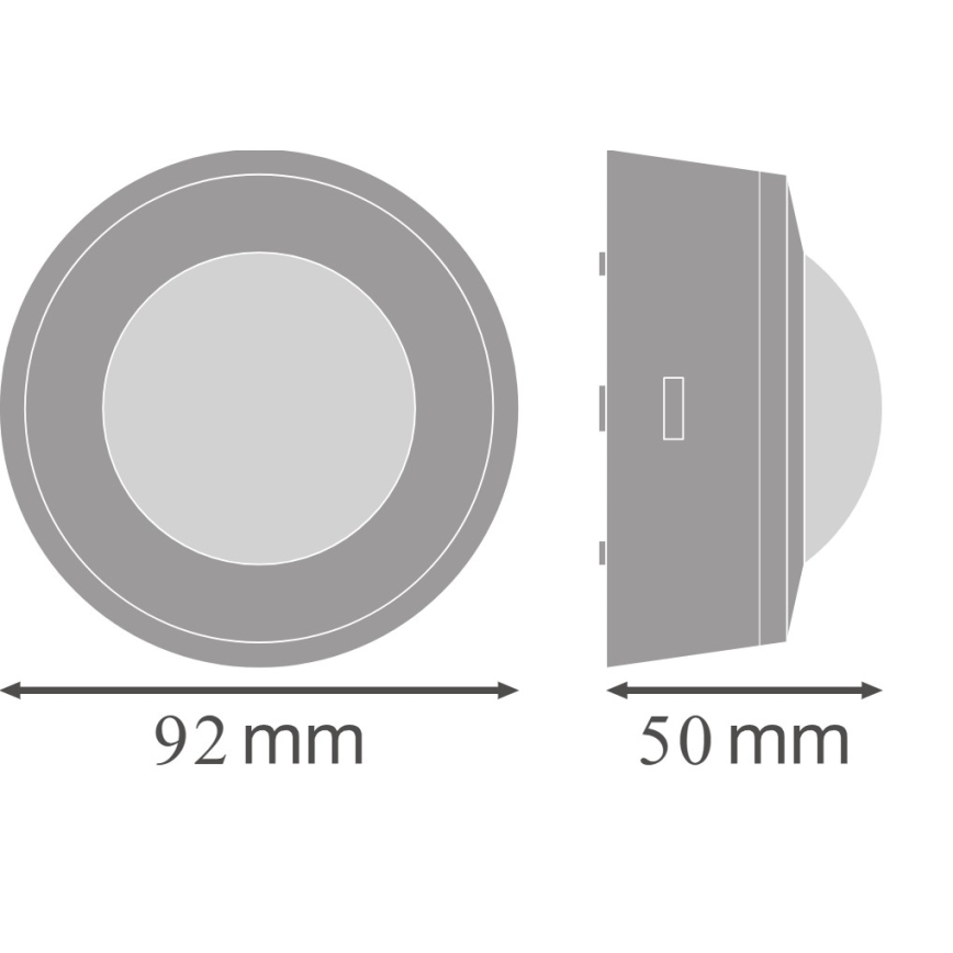 Osram - Infrarood bewegingssensor 230V IP44 wit