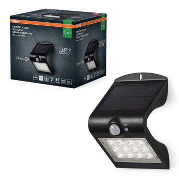 Osram - LED 44 / 5.000 Solar wandlamp met bewegings- en schemersensor VLINDER LED/1,5W/3,7V 1200 mAh IP65