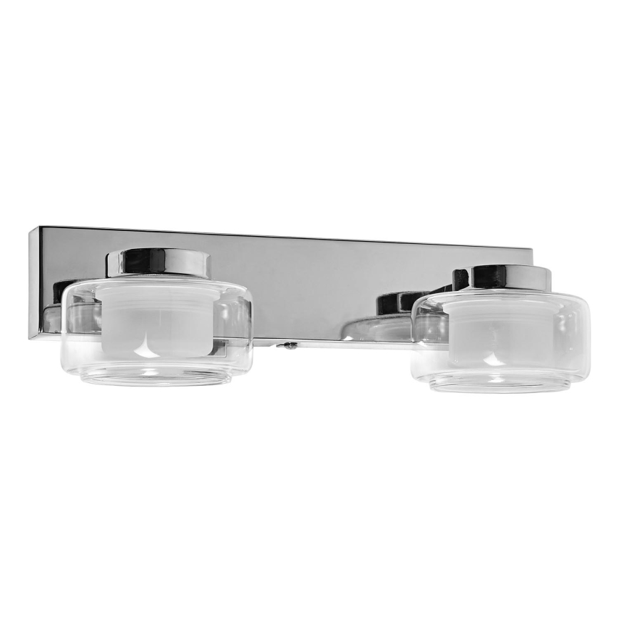 Osram - LED wandlamp voor badkamer ORBIS FLAME 2xLED/5,5W/230V 3000/4000K IP44 glanzend chroom
