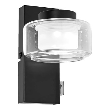 Osram - LED-badkamerwandlamp ORBIS FLAME LED/5,5W/230V 3000/4000K IP44 zwart