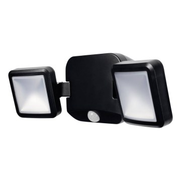 Osram - LED buitenwandstraler met sensor BATTERY 2xLED/5W/4xD IP54