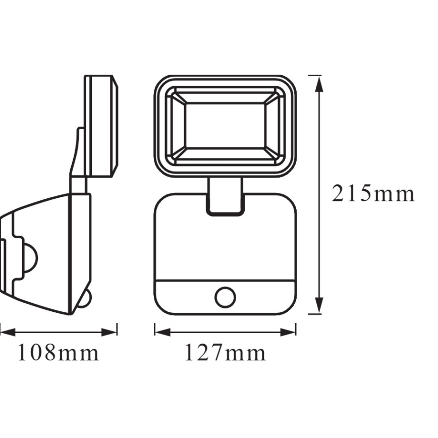 Osram - LED buitenwandstraler met sensor BATTERY LED/4W/4xD IP54