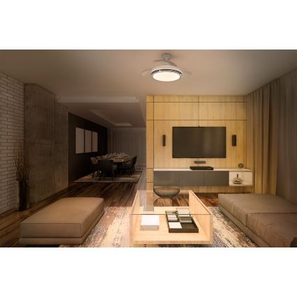 Osram - LED dimbare plafondlamp met ventilator LEVECHE LED/36W/230V 3000/4000/6500K + afstandsbediening