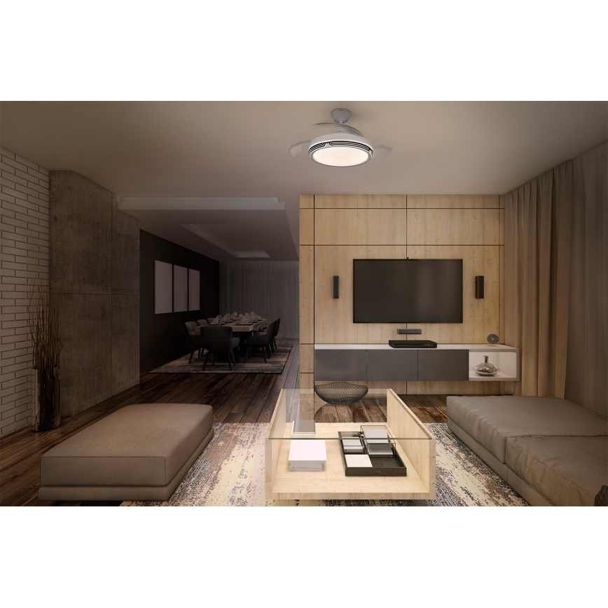 Osram - LED dimbare plafondlamp met ventilator LEVECHE LED/36W/230V 3000/4000/6500K + afstandsbediening