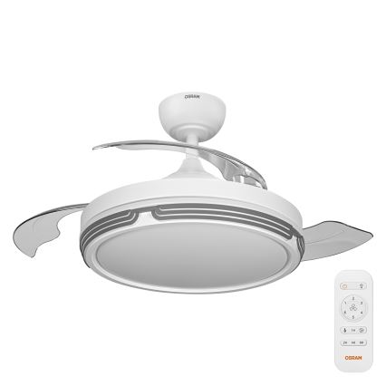 Osram - LED dimbare plafondlamp met ventilator LEVECHE LED/36W/230V 3000/4000/6500K + afstandsbediening