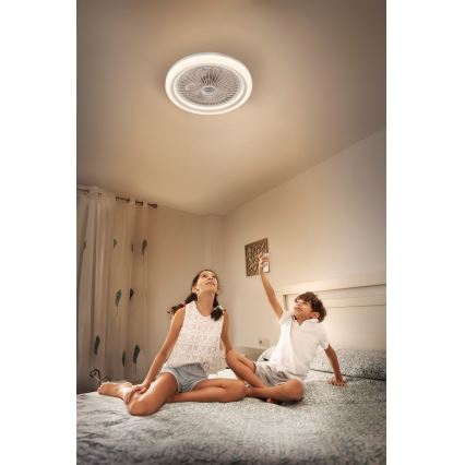 Osram - Dimbare LED-plafondlamp met ventilator SOLANO LED/26W/230V 3000/4000/6500K + afstandsbediening