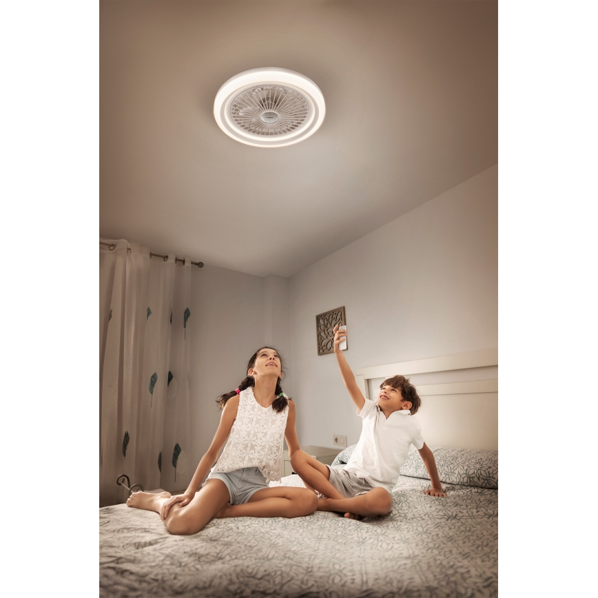 Osram - Dimbare LED-plafondlamp met ventilator SOLANO LED/26W/230V 3000/4000/6500K + afstandsbediening