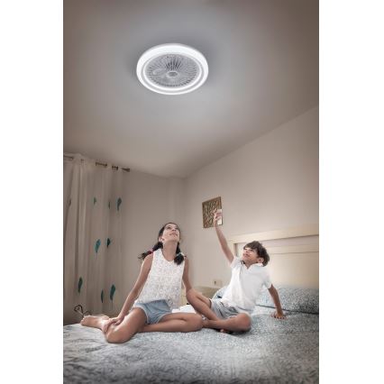 Osram - Dimbare LED-plafondlamp met ventilator SOLANO LED/26W/230V 3000/4000/6500K + afstandsbediening