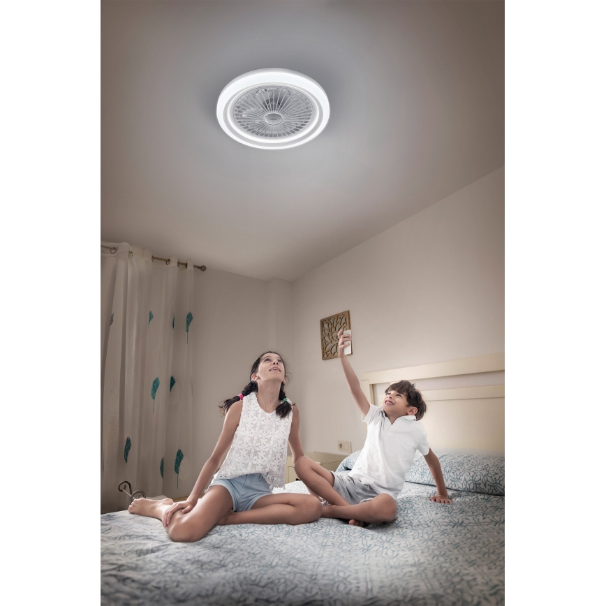 Osram - Dimbare LED-plafondlamp met ventilator SOLANO LED/26W/230V 3000/4000/6500K + afstandsbediening