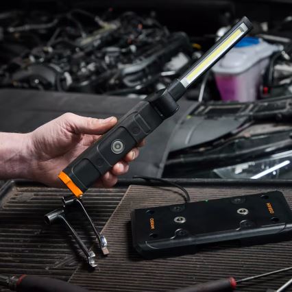 Osram - LED dimbare oplaadbare inspectielamp LEDINSPECT WIRE-FREE SLIM 600 LED/5W/3,7V IP54 2600 mAh