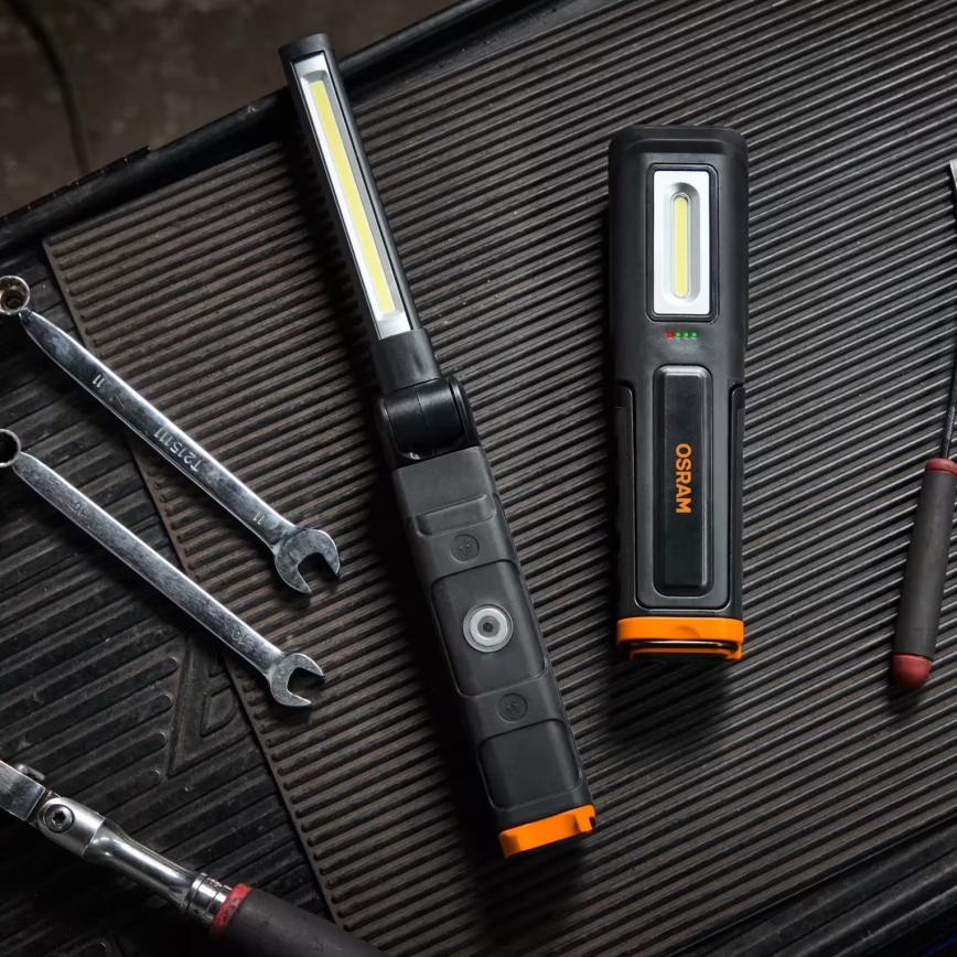 Osram - LED dimbare oplaadbare inspectielamp LEDINSPECT WIRE-FREE SLIM 600 LED/5W/3,7V IP54 2600 mAh