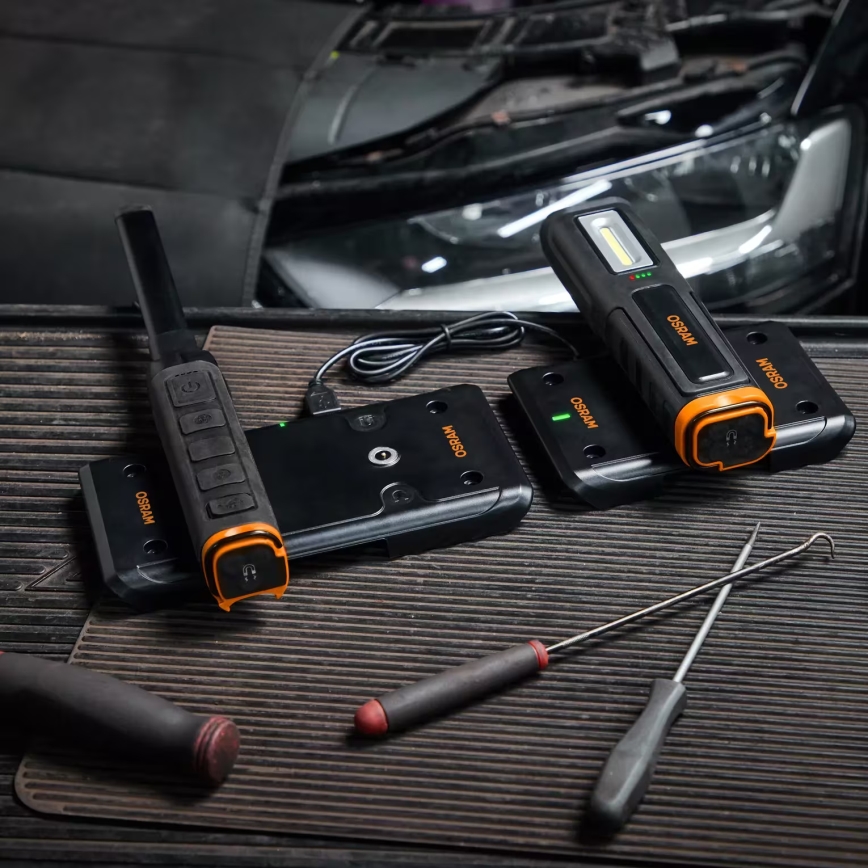 Osram - LED dimbare oplaadbare inspectielamp LEDINSPECT WIRE-FREE SLIM 600 LED/5W/3,7V IP54 2600 mAh