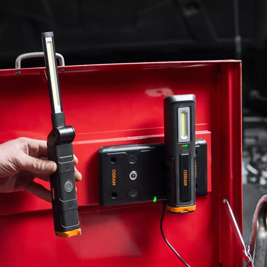 Osram - LED dimbare oplaadbare inspectielamp LEDINSPECT WIRE-FREE SLIM 600 LED/5W/3,7V IP54 2600 mAh