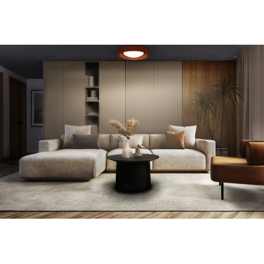 Osram - LED dimbare plafondlamp ORBIS CONCRETE LED/24,5W/230V Ø 50 cm bruin/beton