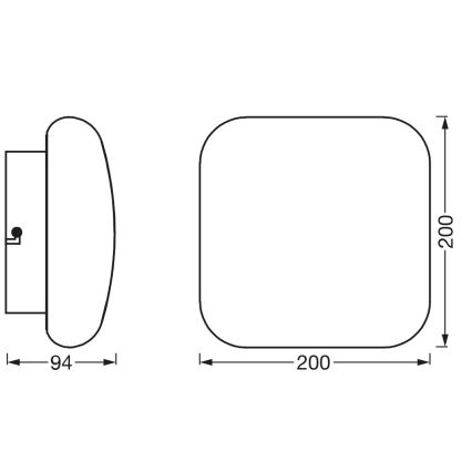 Osram - LED dimbare plafondlamp voor badkamer SMART+ AQUA LED/12W/230V 3000-6500K IP44 Wi-Fi