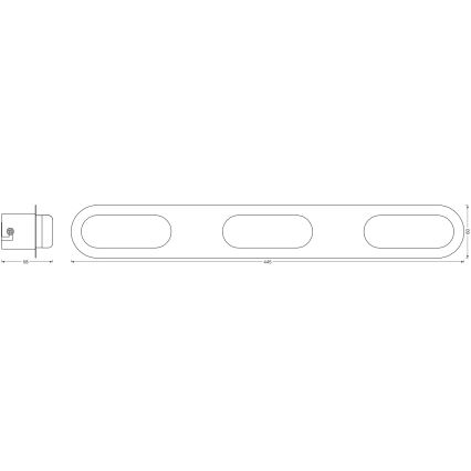 Osram - Dimbare LED-wandlamp voor de badkamer SMART+ DUPLO LED/20W/230V 3000-6500K IP44 Wi-Fi
