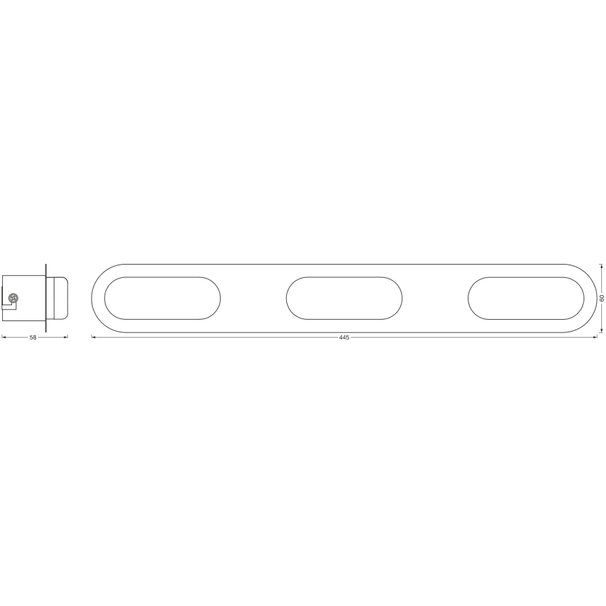 Osram - Dimbare LED-wandlamp voor de badkamer SMART+ DUPLO LED/20W/230V 3000-6500K IP44 Wi-Fi