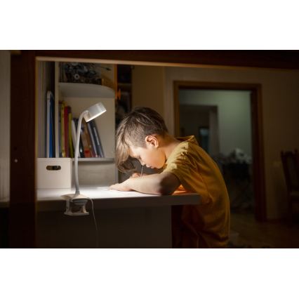 Osram - Dimbare LED-tafellamp met klem OFFICE LINE LED/4,8W/230V 3000/4000/6500K wit