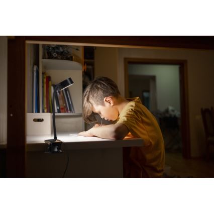 Osram - Dimbare LED-bureaulamp met klem OFFICE LINE LED/4,8W/230V 3000/4000/6500K zwart