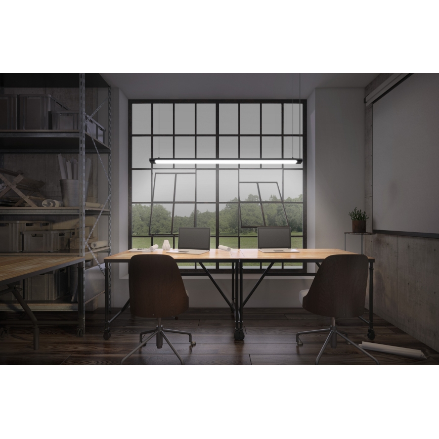 Osram - Dimbare LED-kabelhanglamp OFFICE LINE LED/40W/230V 4000K 120 cm zwart