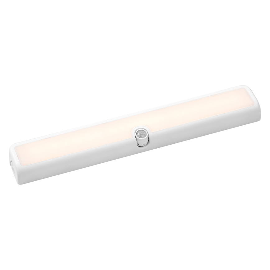 Osram - LED dimbare onderbouwlamp met bewegings- en schemersensor LINEAR LED/3,8W/5V/3xAA 3000K 30 cm wit