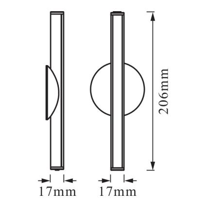 Osram - LEDSTIXX dimbare oplaadbare LED-oriëntatielamp LED/2W/5V CRI 90 IP44 wit