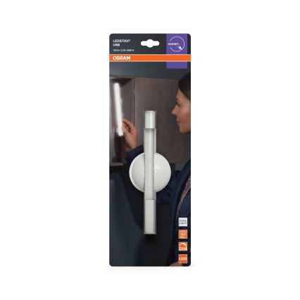 Osram - LED dimbaar oplaadbaar oriëntatielamp LEDSTIXX LED/2W/5V CRI 90 wit