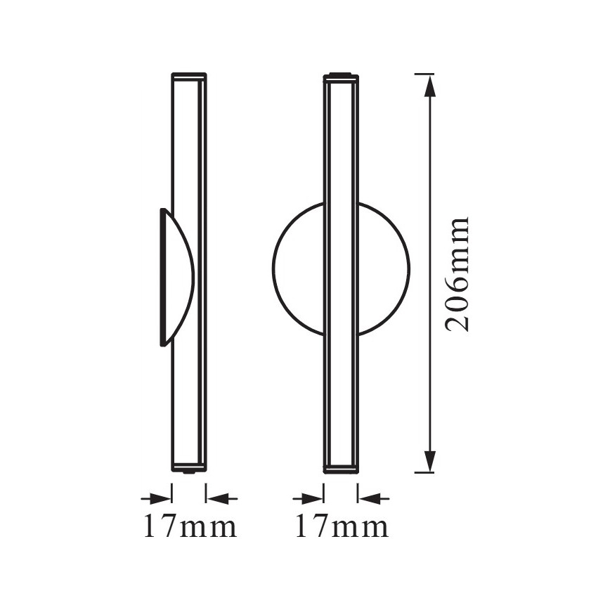 Osram - LED dimbaar oplaadbaar oriëntatielamp LEDSTIXX LED/2W/5V CRI 90 wit