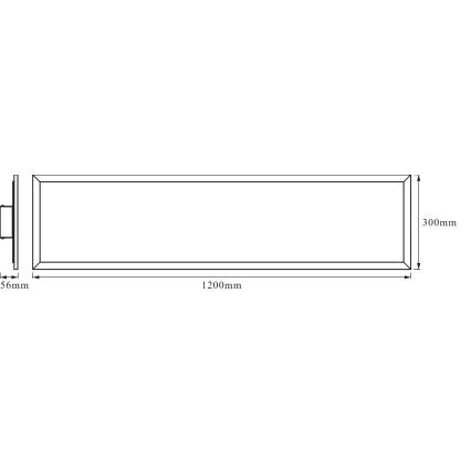 Osram - Dimbare LED-plafondlamp SMART+ PLANON LED/36W/230V 120x30 cm 3000-6500K Wi-Fi