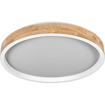 Osram - LED-dimbare plafondlamp MARIANO LED/36W/230V Ø 51 cm eik/wit