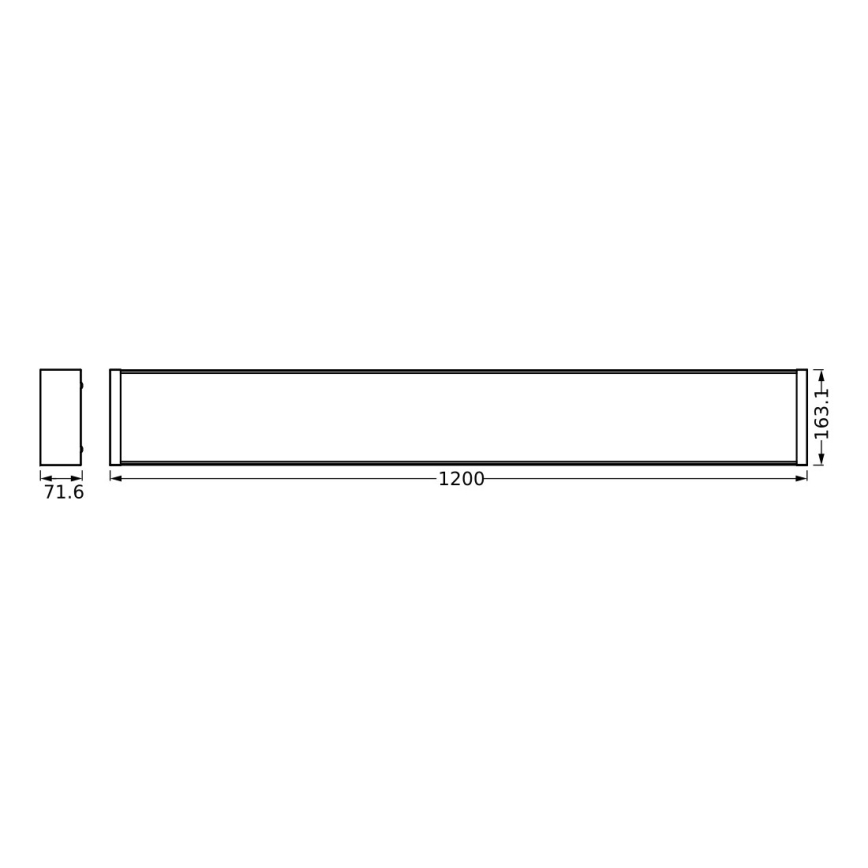 Osram - Dimbare LED-plafondarmatuur OFFICE LINE LED/40W/230V 120 cm + afstandsbediening