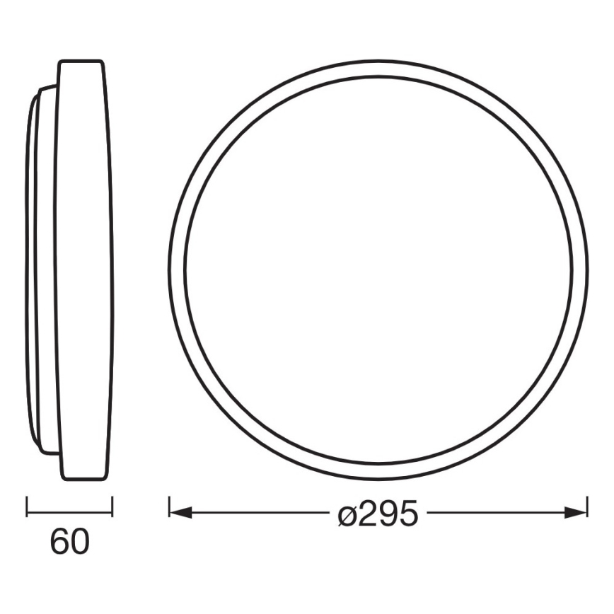 Osram - LED dimbare plafondlamp ORBIS ALISON LED/16W/230V Ø 29,5 cm beige