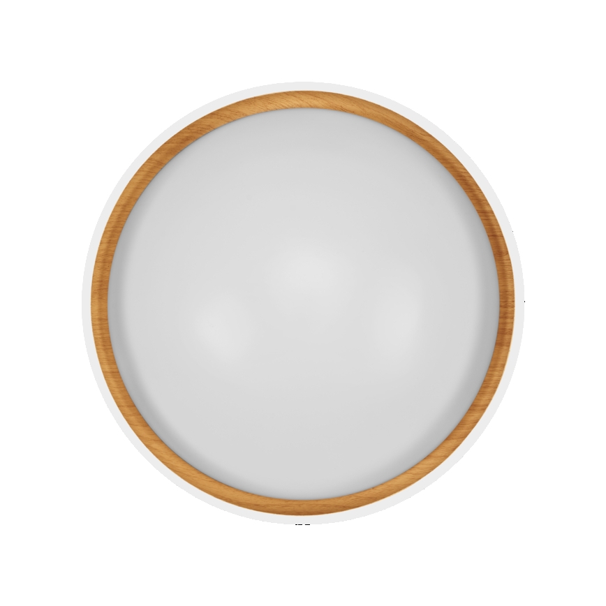 Osram - ORBIS LIVIA dimbare LED-plafondlamp, 16W/230V, Ø 30 cm, wit/bruin