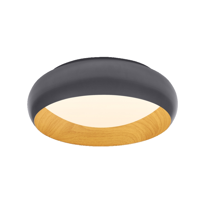 Osram - LED dimbare plafondlamp ORBIS LIVIA LED/16W/230V Ø 30 cm antraciet/bruin