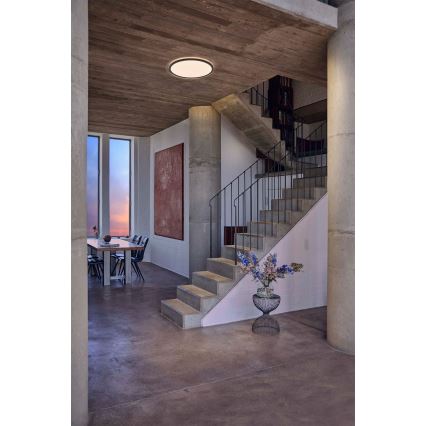 Osram - Dimbare LED-plafondlamp ORBIS ULTRA SLIM LED/15W/230V 3000K Ø 23,5 cm zwart