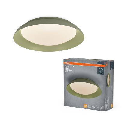 Osram - LED dimbare plafondlamp PLATE LED/35W/230V Ø 43 cm groen