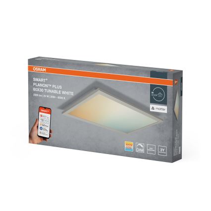 Osram - Dimbare LED plafondarmatuur SMART+ PLANON LED/22W/230V 60x30 cm 3000-6500K Wi-Fi