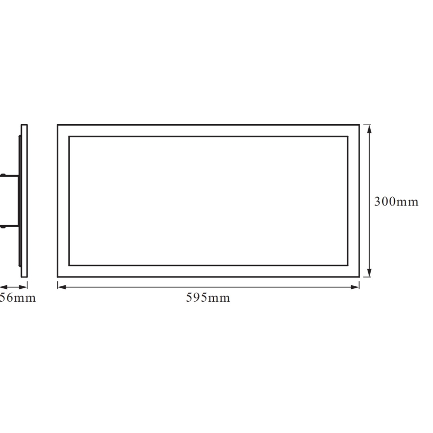 Osram - Dimbare LED plafondarmatuur SMART+ PLANON LED/22W/230V 60x30 cm 3000-6500K Wi-Fi