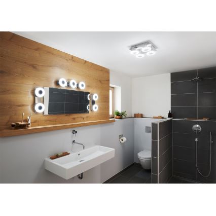Osram - Dimbare LED-plafondlamp voor badkamer SMART+ WAVE LED/24W/230V 3000-6500K IP44 Wi-Fi