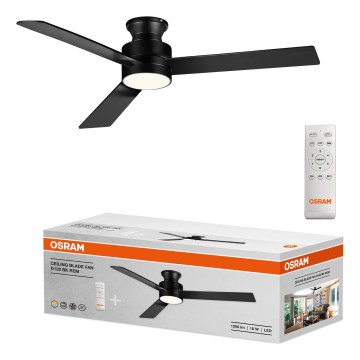 Osram - LED dimbare plafondventilator BLADE LED/18W/230V 3000/4000/6000K + afstandsbediening