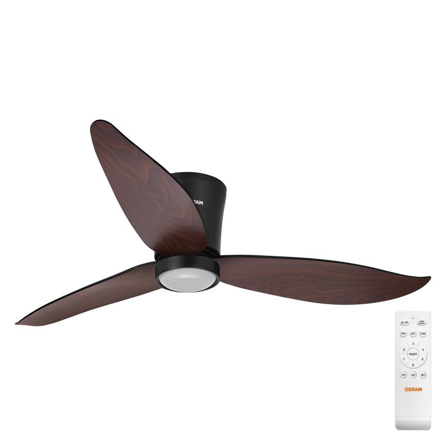 Osram - LED-dimbare plafondventilator FOHN LED/18W/230V 3000/4000/6500K + afstandsbediening