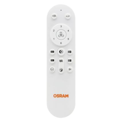 Osram - LED-dimbare plafondventilator LESTE LED/15W/230V 3000/4000/6500K + afstandsbediening