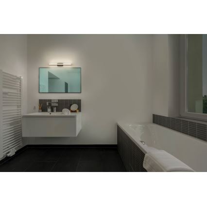 Osram - LED-dimbare badkamerspiegelverlichting ORBIS MIRROR LED/10W/230V 3000/4000K 60 cm IP44 zwart