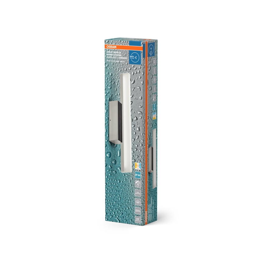 Osram - LED Dimbare spiegelverlichting ORBIS MIRROR LED/6,8W/230V 40 cm 3000/4000K IP44 glanzend chroom
