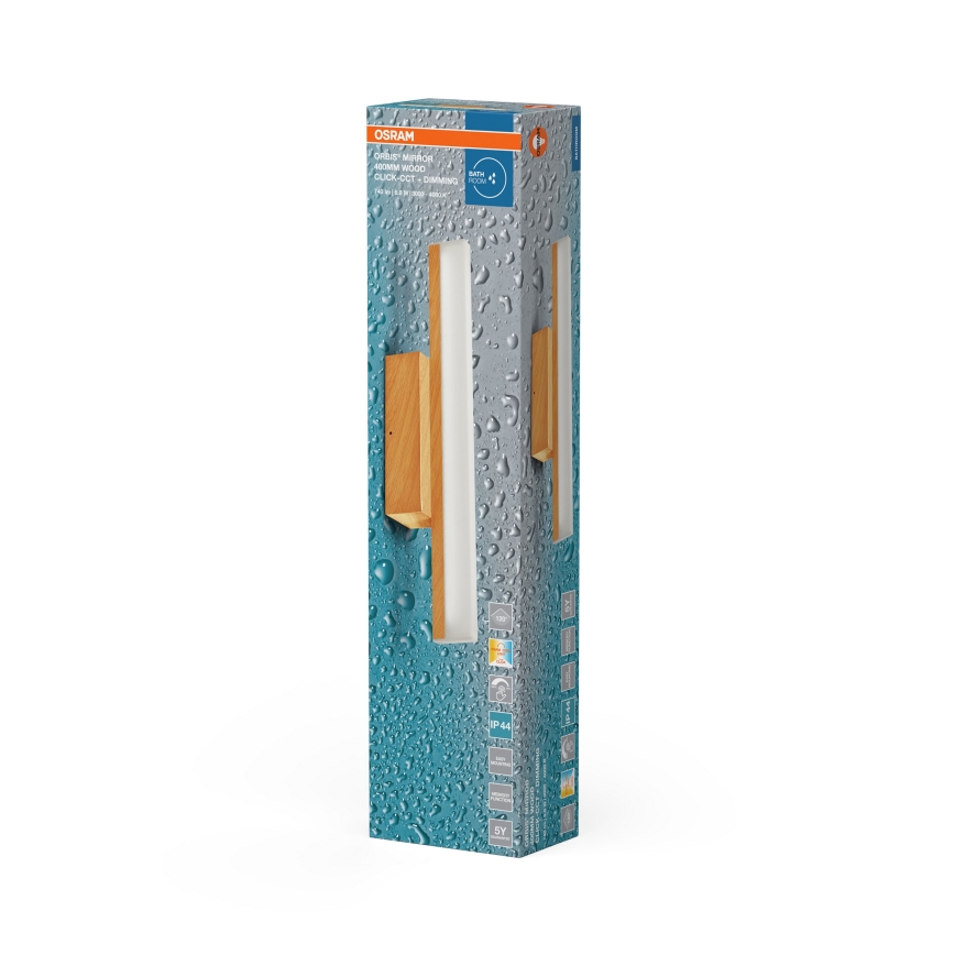 Osram - Dimbare LED-aanraakverlichting voor badkamerspiegel ORBIS MIRROR LED/6,8W/230V 40 cm 3000/4000K IP44 beige